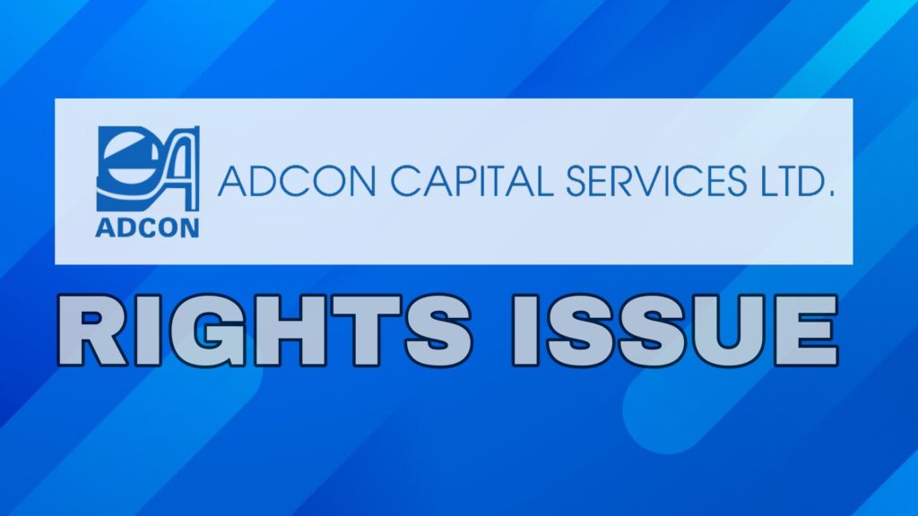 Adcon Capital Services Rights Issue