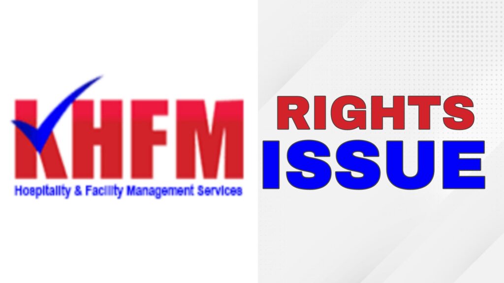 Khfm Hospitality Rights Issue