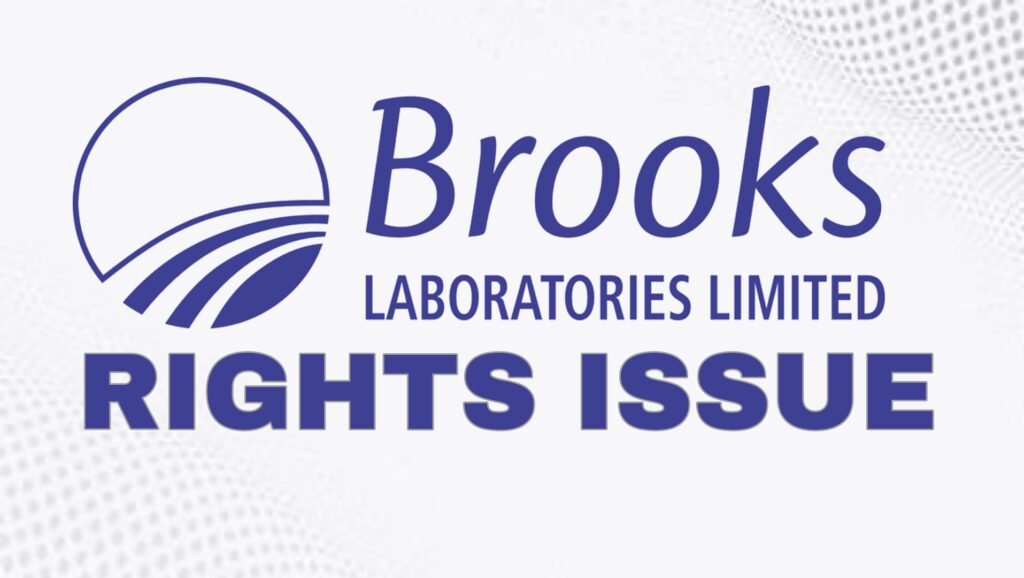 Brooks Laboratories Rights Issue