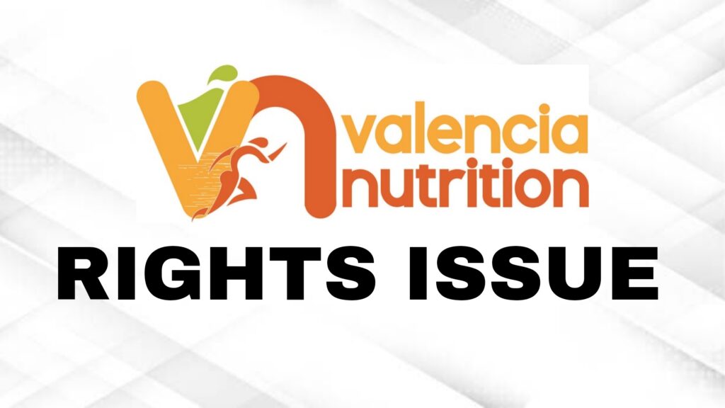 Valencia Nutrition Rights Issue