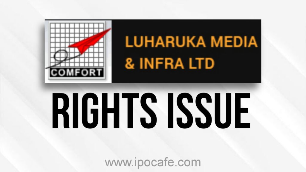 Luharuka Media and Infra Rights Issue